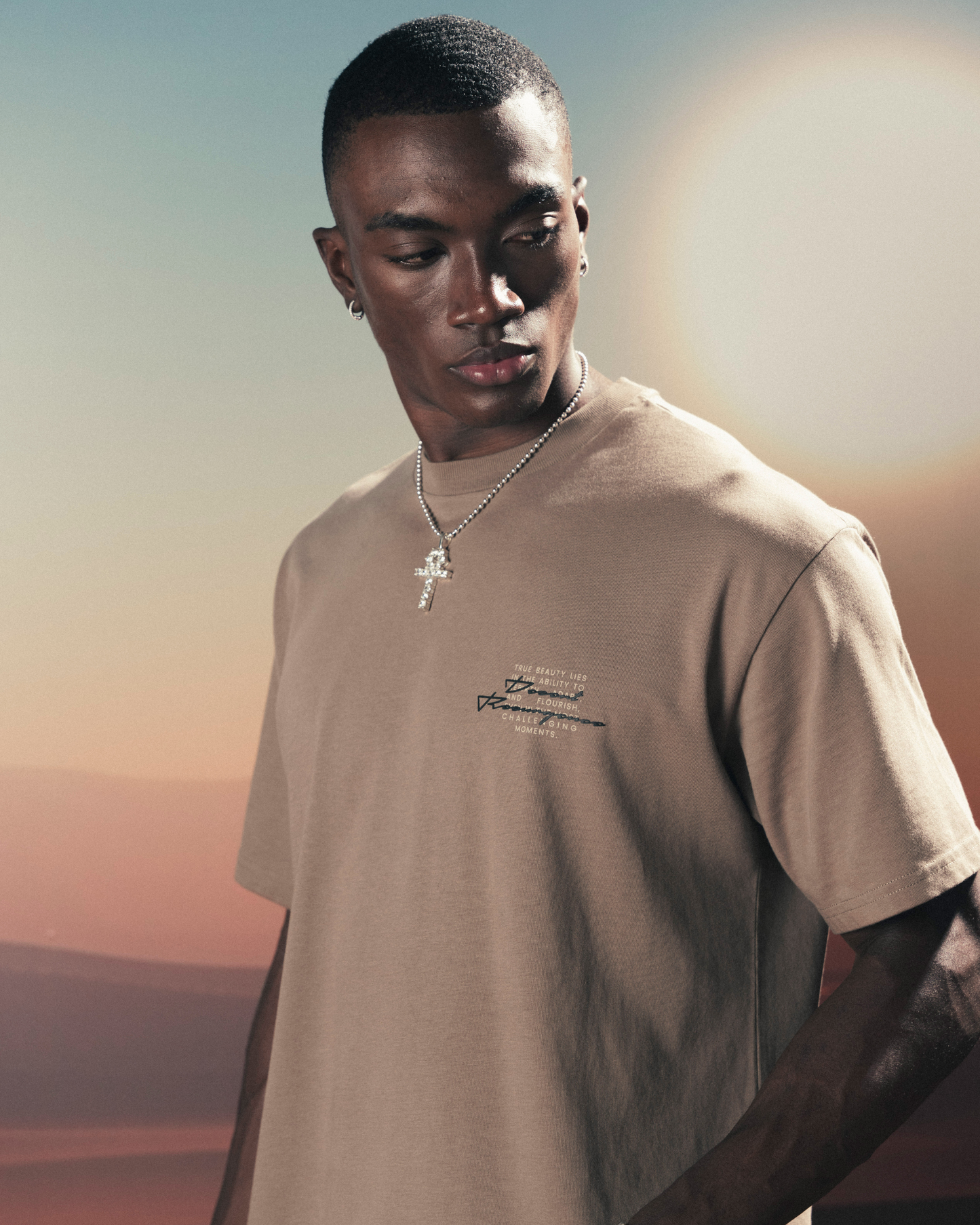 Sunset - T-shirt - taupe