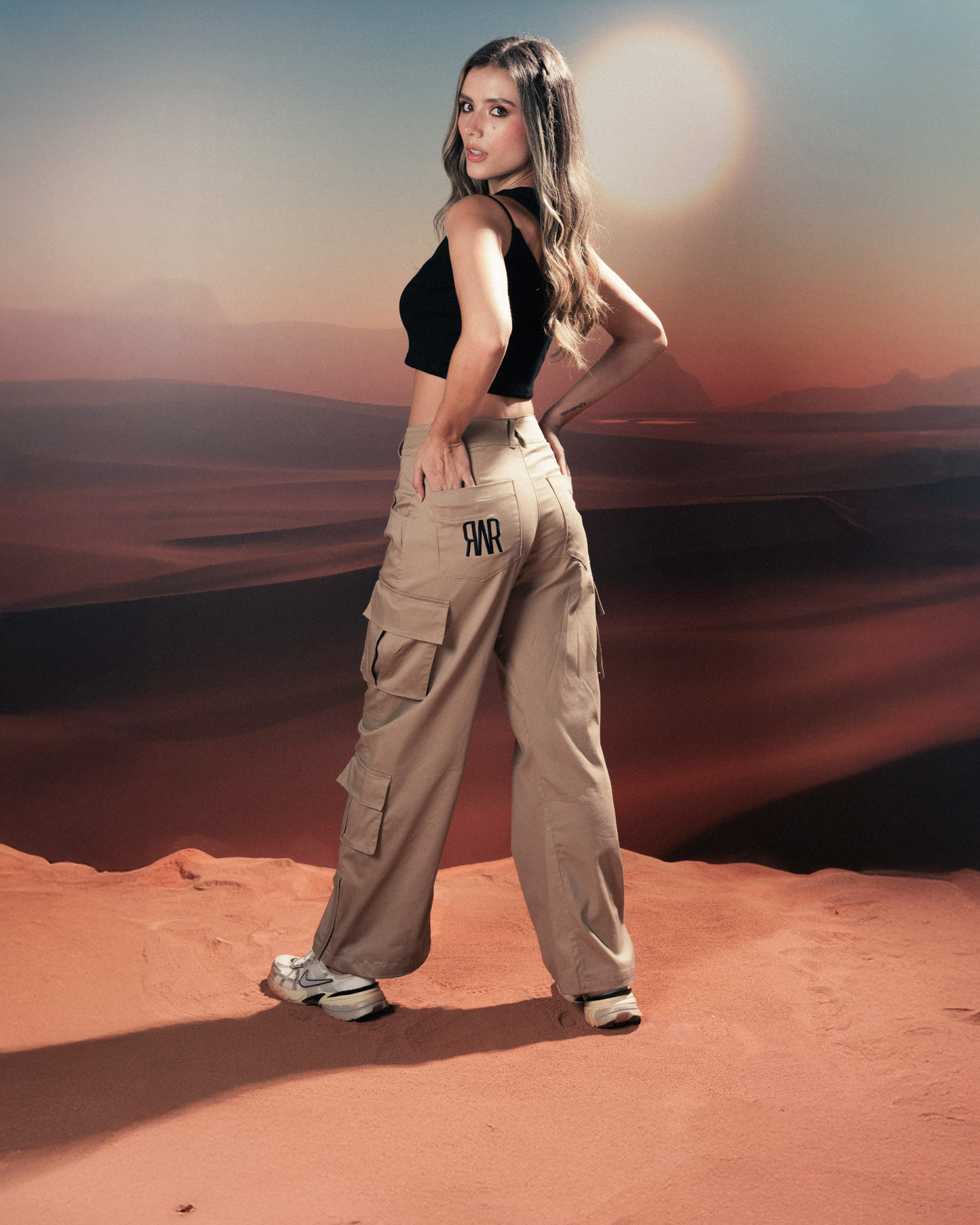 Gabardine - Cargo pants