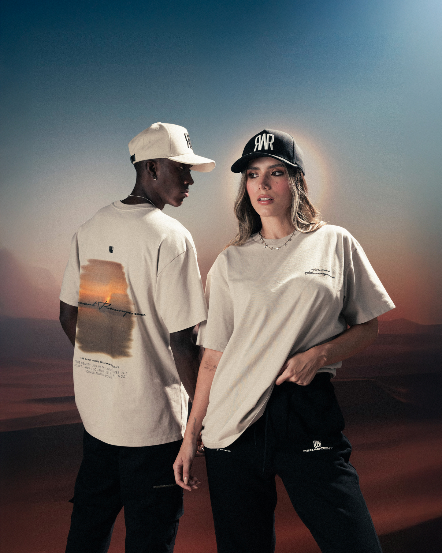 Sunset - T-shirt - silver