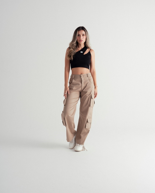 Gabardine - Cargo pants
